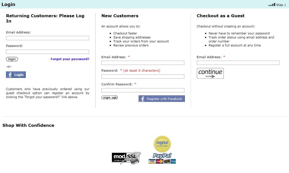 Fast and Easy Ajax Checkout for Zen Cart